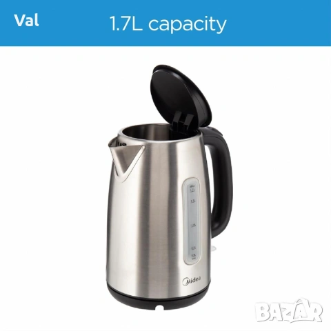 Електрическа кана Midea MK-17S30D2, снимка 5 - Кани - 54908435