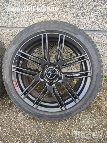 17" оригинални джанти "AEZ", свалени от Mercedes W204, 5х112, /ВАГ/, с датчици за налягане в гумите, снимка 8 - Гуми и джанти - 54990722