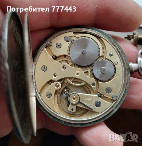 Girard Perregaux silver 0.800, снимка 3 - Антикварни и старинни предмети - 54613966