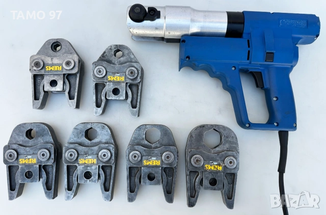 Berner Radialpresse 53523 - Преса за кримпване на пресфитинги с челюсти 12-15-18-22-28-35, снимка 3 - Други инструменти - 53978945