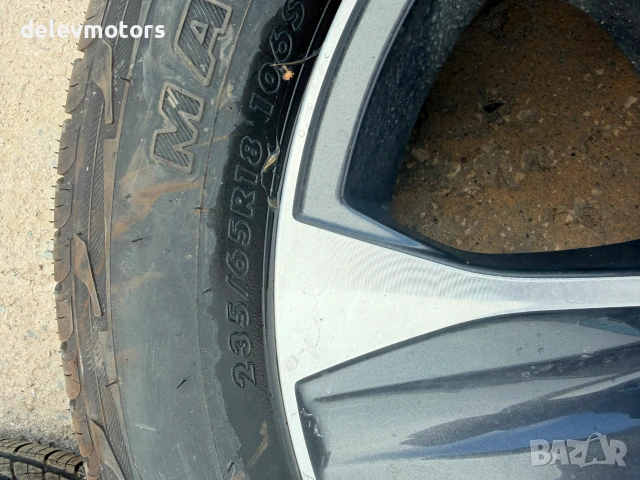 8J ET35, 5x114.3, 18 цола алуминиеви джанти с гуми 235/65/18 от Toyota Highlander (GSU7) 3.5 VVTI , снимка 8 - Гуми и джанти - 55265360