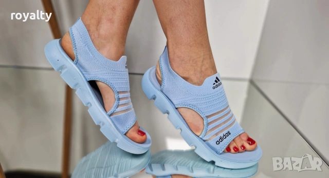 Adidas Нови Сини Дамски Сандали Адидас , снимка 4 - Сандали - 54487798
