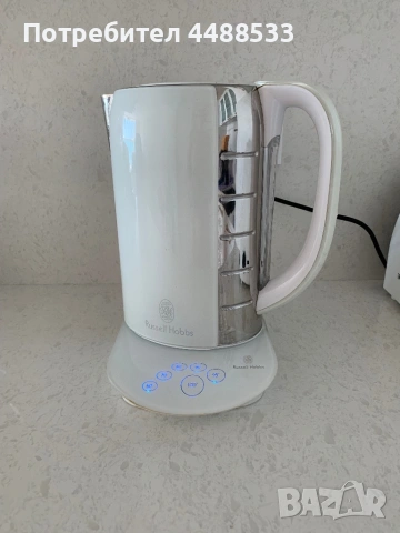 Електрическа кана Russell Hobbs с контролер за температура, снимка 2 - Кани - 54818248