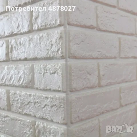 Декоративен 3D тухлен тапет за стени от PE пяна 77х70 см., снимка 4 - Декорация за дома - 55537391