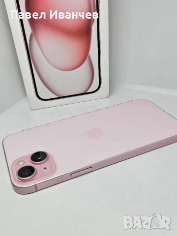 ГАРАНЦИЯ iPhone 15 Plus – 128GB / 6GB RAM в цвят Pink, снимка 11 - Apple iPhone - 54889557