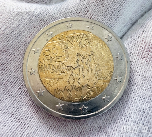2 евро "30 години от падането на Берлинската стена"