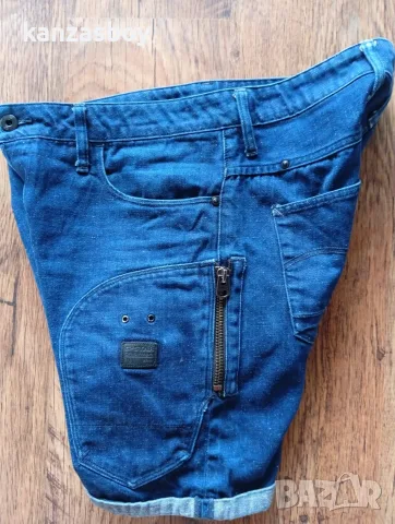 g-star biker morris low tapered 1/2 - мъжки къси панталони р-р 34