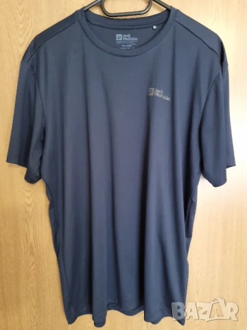 Мъжка тениска Jack Wolfskin Tech Tee, размер M, снимка 2 - Тениски - 54646642