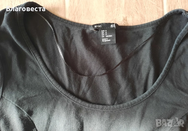 Черна рокля на H&M- S размер , снимка 3 - Рокли - 54953066