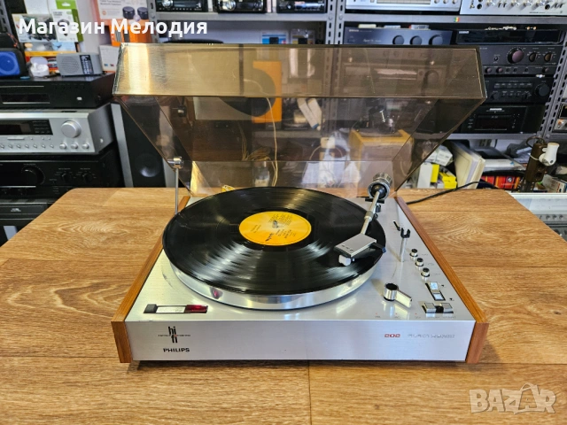 Грамофон Philips GA-202 Electronic (След профилактика + Нова доза и игла) – Made in Holland, снимка 12 - Грамофони - 54750527