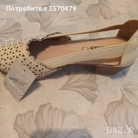 обувки, снимка 2 - Дамски обувки на ток - 54785549