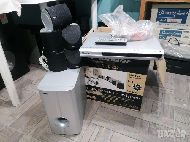 Pioneer dcs-232 DvD комплект домашно кино 