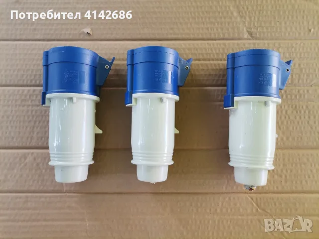 Промишлени контакти  SCHNEIDER 2P,IP44,16A  и SCAME  2P,IP44,32A, снимка 5 - UPS захранвания - 46502274