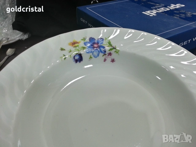 Стар български порцелан чинии дълбоки , снимка 5 - Антикварни и старинни предмети - 46130437