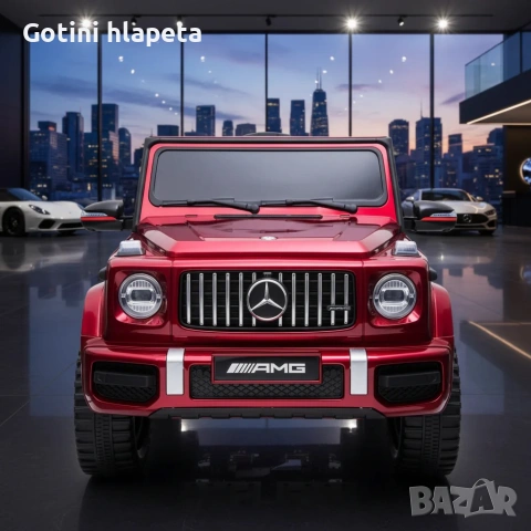 Акумулаторен джип Mercedes G 63 AMG 4X4 Premium 12V/9Ah,120W, снимка 3 - Детски велосипеди, триколки и коли - 54995915