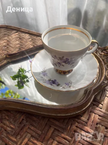 Теменужена нежност💜 Сет за кафе/чай , снимка 5 - Чаши - 55646725