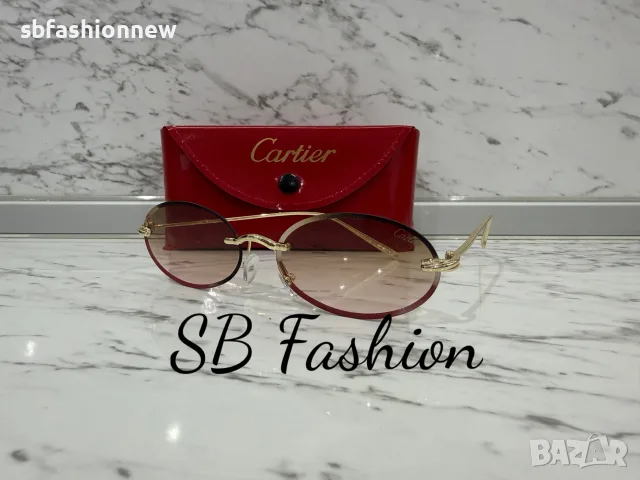 Cartier очила с лого светли, снимка 2 - Слънчеви и диоптрични очила - 55643600
