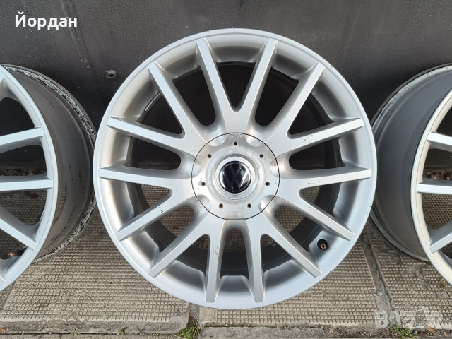 ОРИГИНАЛНИ алуминиеви джанти 17' 5x112 57,1 ФОЛКСВАГЕН GOLF 5 GT / VOLKSWAGEN TOURAN JETTA CADDY, снимка 9 - Гуми и джанти - 55102559