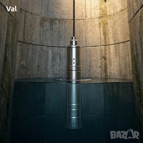 Дебит - Винтова водна помпа за дълбоки кладенци 1500W 2 m³/h ефективна , снимка 4 - Напояване - 54171328