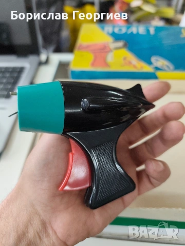 Стара руска играчка пистолет полет, снимка 7 - Колекции - 53957709