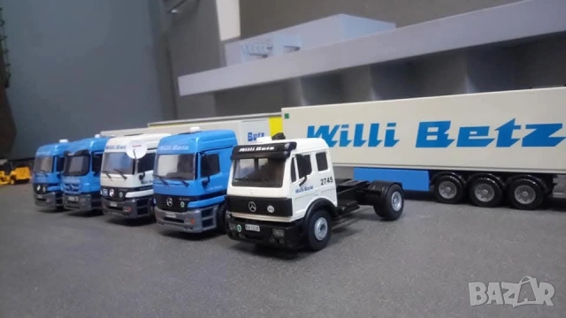 Метален модел полуремарке Willi Betz 1:50, снимка 5 - Колекции - 54431834