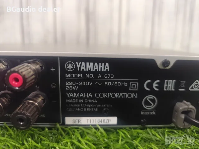 Yamaha A-670 Интегриран усилвател , снимка 8 - Ресийвъри, усилватели, смесителни пултове - 55607143