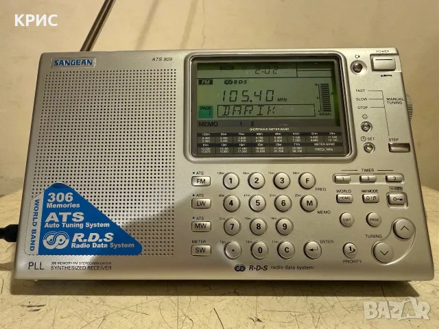 SANGEAN ATS-909, Радио RDS