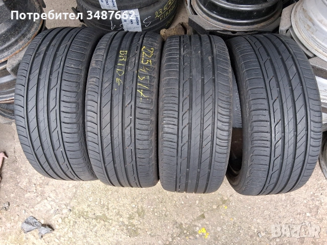 225 45 17 Bridgestone 4броя летни 
