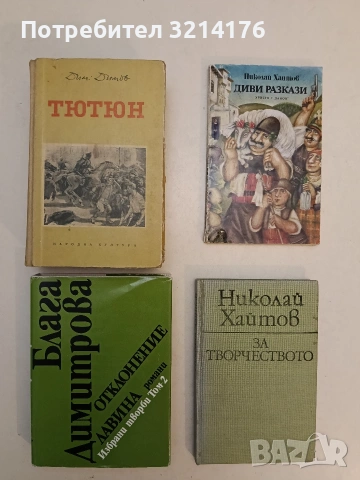 Тютюн - Димитър Димов (1955, Отлично състояние)
