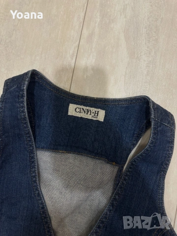 Cindy H дънково елече, снимка 2 - Якета - 54247191