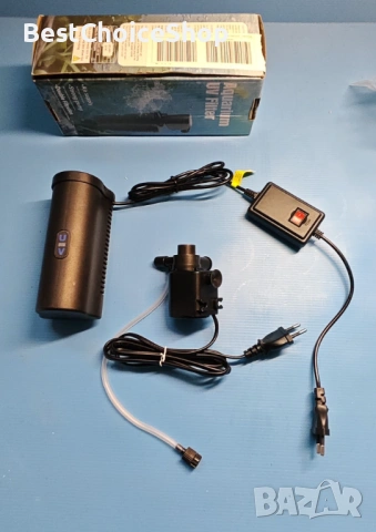 Tararium 600L/h аквариумен филтър с UV стерилизатор 40-150 литра, снимка 2 - Оборудване за аквариуми - 54177393