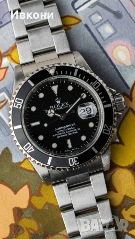 ROLEX 16610 automatic/1999, снимка 3 - Мъжки - 55237426
