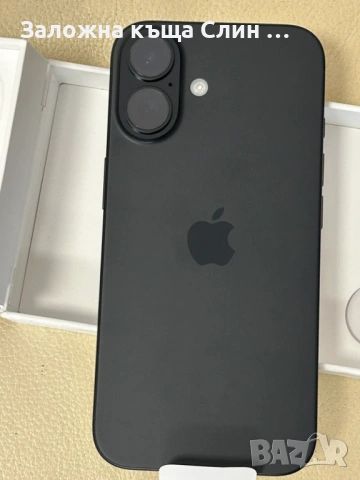 Iphone 16 black 128gb  чисто нов ., снимка 6 - Apple iPhone - 54484127