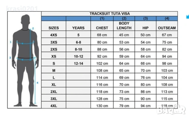 Оригинален анцуг GIVOVA Tuta Visa! М, 3ХЛ , снимка 7 - Спортни дрехи, екипи - 54043931