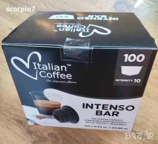 Italian coffe espresso dolce gusto капсули 