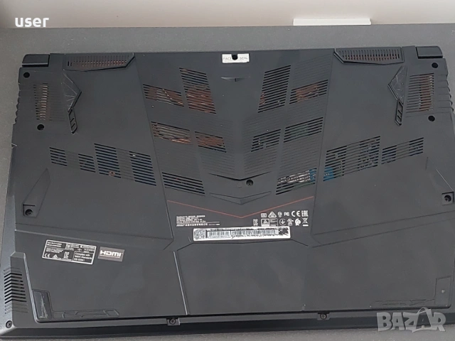 32GB RAM RTX 3060 Core i7-10750H 17.3" FULL HD 144hz IPS геймърски лаптоп MSI GF75 Thin, снимка 5 - Лаптопи за игри - 54562047