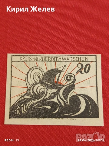 Лот банкноти NOTGELD 5 броя стари редки за КОЛЕКЦИЯ 44942, снимка 4 - Нумизматика и бонистика - 54889670