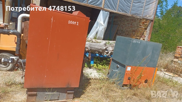 Два броя Котел 95 kW на биомаса с две горивни камери 
