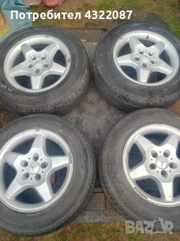 Джанти с гуми 17" 5х112  Mercedes ML 163, снимка 2 - Гуми и джанти - 54678688