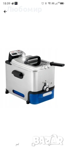 Фритюрник Tefal Oleoclean Pro 3.5L за хрупкави пържени картофи, фритюрник от неръждаема 