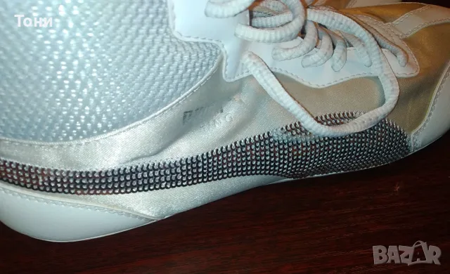 PUMA Оригинал Дамски Кожени Маратонки Запазени 39 , снимка 2 - Маратонки - 55495967