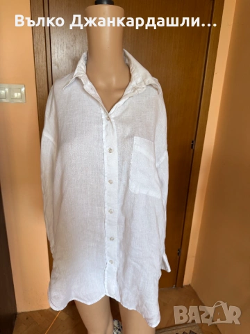 Ленени дамски ризи H&М, размер S  и XL, снимка 9 - Ризи - 53094220