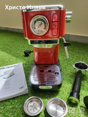 Кафемашина с ръкохватка Ariete ESPRESSO SLIM MODERNA 1381, снимка 7 - Кафемашини - 54759934