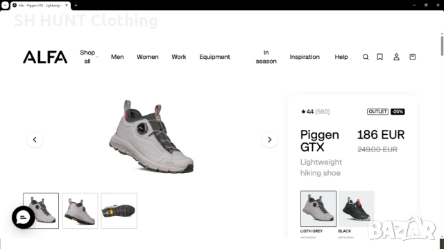 ALFA PIGGEN / APS GORE-TEX BOA Vibram Shoes размер EUR 45 обувки водонепромокаеми - 2714, снимка 2 - Маратонки - 54905662