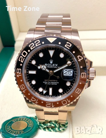 Rolex GMT-Master II 40mm 'Bumblebee' Two-Tone Yellow Gold Jubilee Automatic Различни Варианти, снимка 11 - Мъжки - 54060860