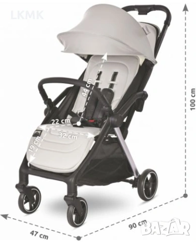 Сгъваема Лятна количка Lorelli – Quick - Grey