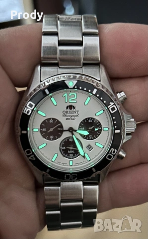 Orient Mako Solar Chronograph-Sapphire Crystal-200m. , снимка 11 - Мъжки - 55154721