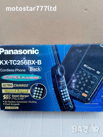 Безжичен телефон Panasonic KX-TC256BX-B нов