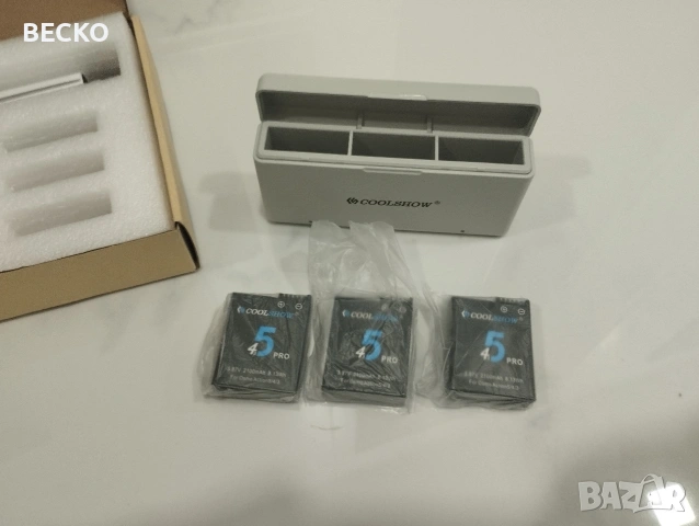 Зарядно + 3 броя батерии за DJi  Osmo, снимка 4 - Батерии, зарядни - 55159990