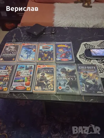 Psp 1004 със 9 игри и зарядно, снимка 3 - PlayStation конзоли - 55608001